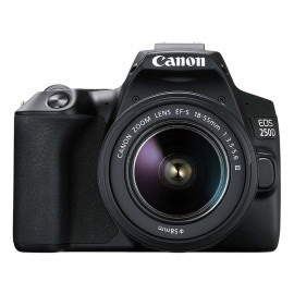 Canon ფოტოაპარატი EOS/250D  EF-S 18-55 DC III  , 24.1MP,4K movie,  DIGIC 8, 3.0'' LCD, SD,  Black