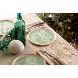 თეფში ანბანი - ფირუზისფერი, 3 image