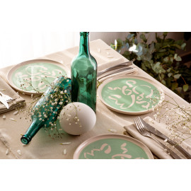 თეფში ანბანი - ფირუზისფერი, 4 image