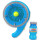 Gazillion საპნის ბუშტები GIANT BUBBLE POWER WAND- BLUE GREEN GZ36132