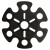 ჰაიკინგის ჯოხი 21SU ZIR Silver/Red/Black, 3 image