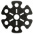 ჰაიკინგის ჯოხი 21SU ZWB Black/Blue, 3 image