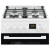 Electrolux გაზქურა RKK520200W Top 4 Gas, Oven Electric, White, Gas Control, 5 image