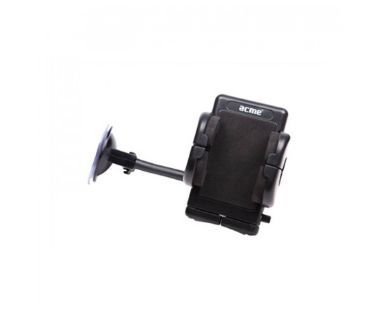 Acme MH02 GPS/PDA/cellphone car holder Black, Adjustable, 4 - 11 cm, 180 °