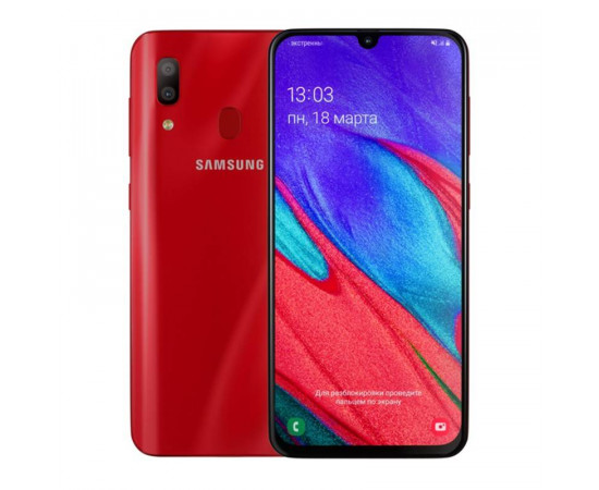 Samsung მობილური ტელეფონი Galaxy A40 (A405F) 64GB Red/Coral (სამსუნგი)