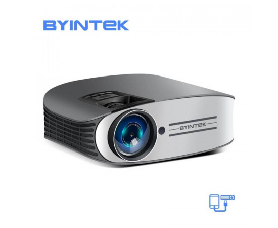 პროექტორი - BYINTEK M7 200 inches Home Theater HD video projector LED laser for Iphone Smart Android m