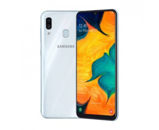 Samsung მობილური ტელეფონი A307F Galaxy A30s LTE Duos White (სამსუნგი)