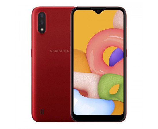 Samsung მობილური ტელეფონი A015F Galaxy A01 Red (სამსუნგი)