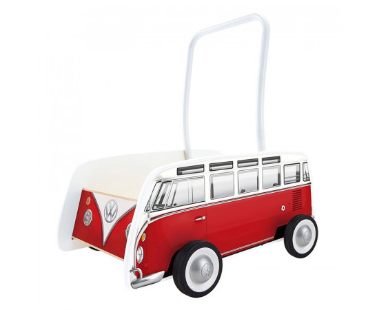 საბავშვო ვოლქერი მანქანა (წითელი) - Classical Bus T1