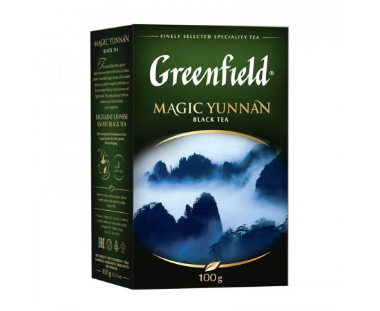 შავი ჩაი - ”მეჯიკ იუნან” (დასაყენებელი) 100გრ - - Greenfield