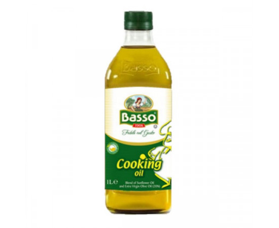 მზესუმზირის ზეთი 80% - ექსტრა ვირჯინი 20%  1ლ - Basso