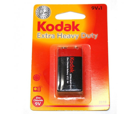 ელემენტი Extra Heavy Duty 1 pcs. shrink 9V - Kodak