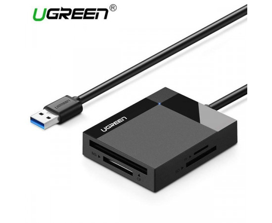 ბარათის წამკითხველი - UGREEN CR125 (30333) USB 3.0 All-in-One Card Reader 0.5M