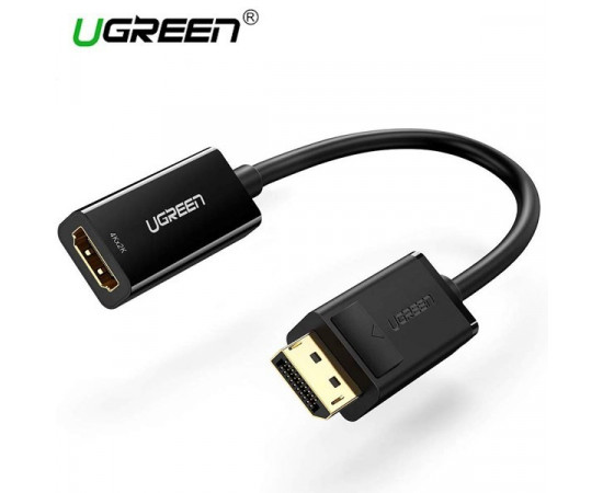ადაპტერი - UGREEN MM137 (40363) DisplayPort to HDMI Female Converter 4K*2K 25cm (Black)