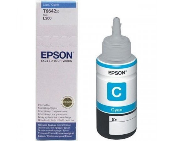 კარტრიჯი - EPSON ORIGINAL (C13T66424A) I/C (c) L100 Cyan ink bottle 70ml