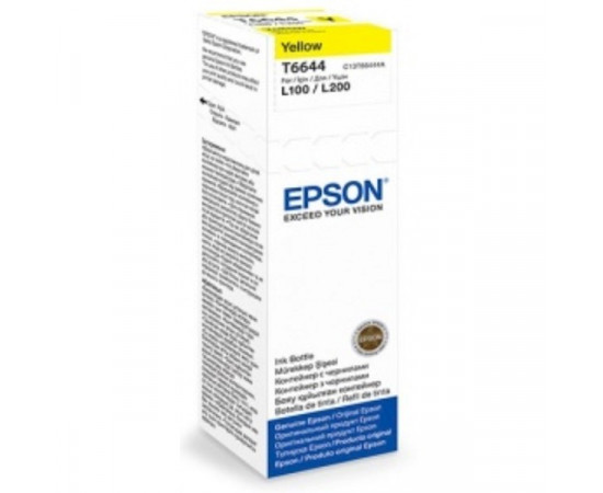 კარტრიჯი - EPSON ORIGINAL (C13T66444A) I/C (y) L100 Yellow ink bottle 70ml