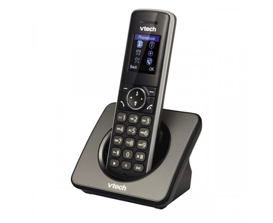 სახლის უსადენო ტელეფონი - VTech PS1200 DECT 6.0 Answering System and Caller ID Black