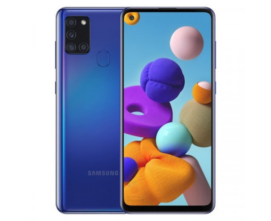 Samsung მობილური ტელეფონი A217F Galaxy A21s Blue (სამსუნგი)