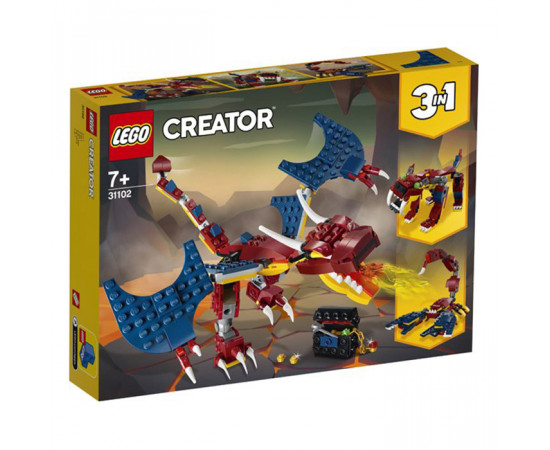 LEGO CREATOR-ცეცხლოვანი დრაკონი