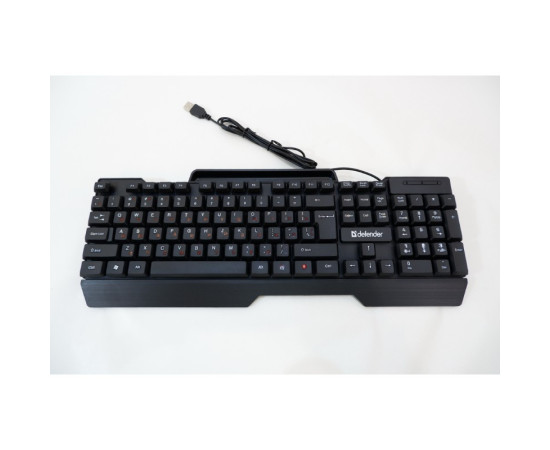 კლავიატურა Search HB-790 Wired keyboard, black, fullsize (45790) Defender 4714033457903