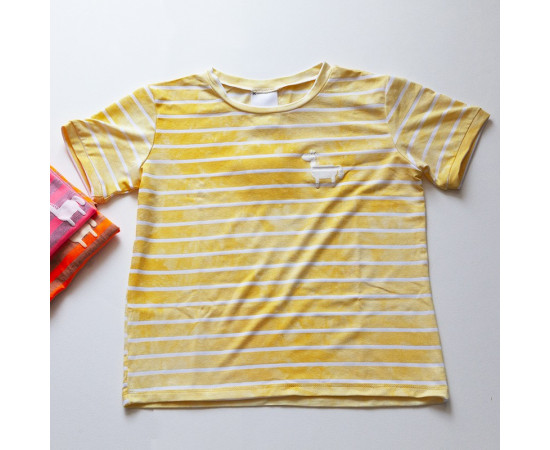 მაისური ''პონი'' ყვითელი ზოლიანი, ასაკი: 11-12 წელი