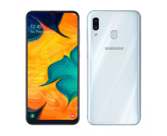Samsung მობილური ტელეფონი  A305F Galaxy A30  (2019) LTE Duos White (სამსუნგი)