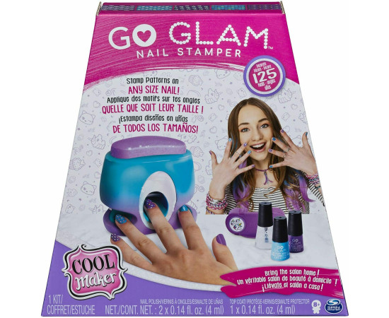 Spin Master GOGLAM GoGLam Nail Printer, 2 asst