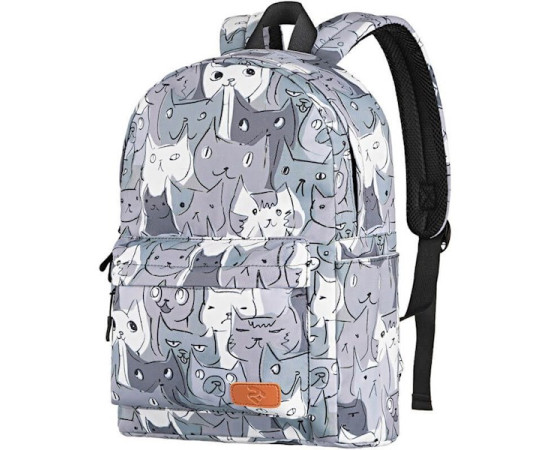 ნოუთბუქის ჩანთა-2E Backpack, TeensPack Cats, Gray(2E)