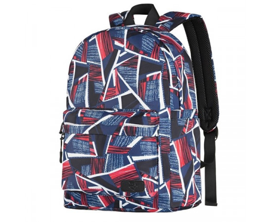 ნოუთბუქის ჩანთა-2E Backpack, TeensPack Absrtraction, Red-blue(2E)
