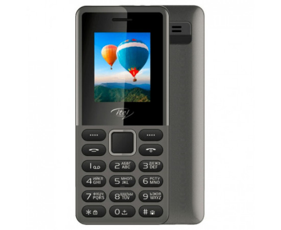 Itel მობილური ტელეფონი IT2163R Elegant Black (აიტელი)