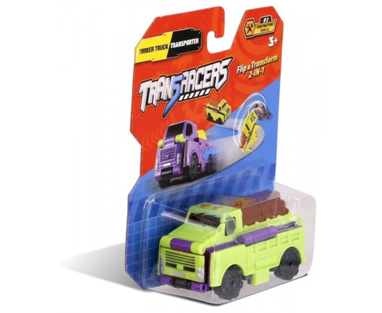 TransRacers სათამაშო სატვირთო მანქანა მწვანე (ტრანს რეისერსი)