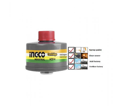Ingco საფილტრი კაფსულა აირწინაღებისთვის HCD14 (ინგკო)