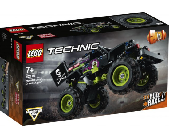 LEGO TECHNIC მანქანა მონსტერ ჯემი "საფლავის მთხრელი" (ლეგო)