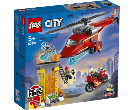 LEGO CITY სახანძრო სამაშველო ვეტრმფრენი (ლეგო)