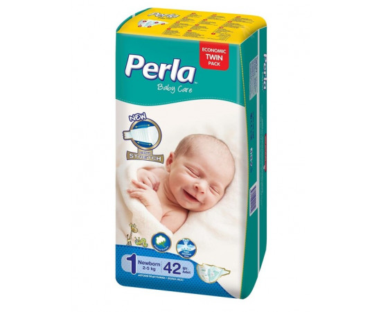 Perla ახალშობილის საფენი თვინ ბეიბი 2-5 კგ N42 (პერლა)