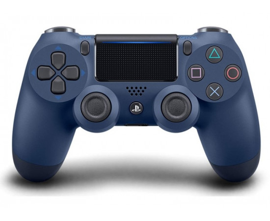 PlayStation ჯოისტიკი DualShock 4 Controller V2 Dark Blue (ფლეისთეიშენი)