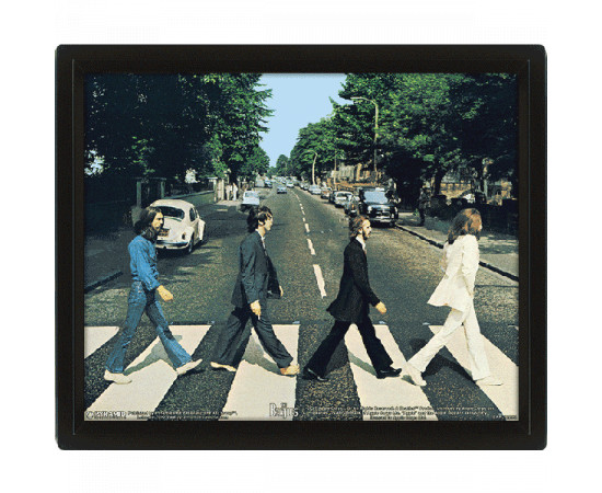 The Beatles (Abbey Road) 3D პოსტერი