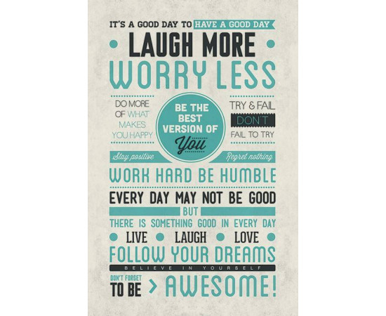 Be Awesome Maxi Poster - პოსტერი