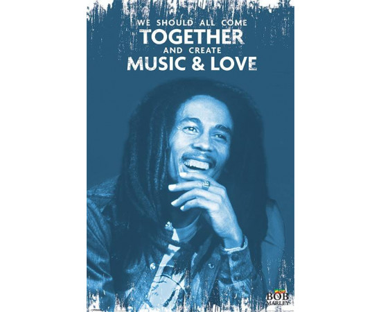 Bob Marley (Music & Love) Maxi Poster