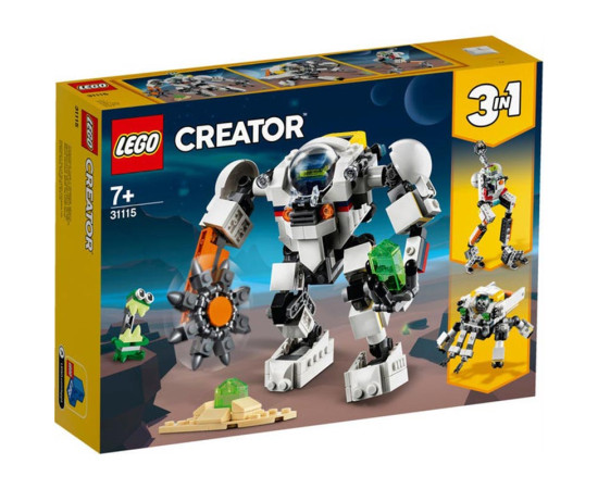 LEGO Creator კოსმოსური სამთო მექანიკა Space Mining Mech