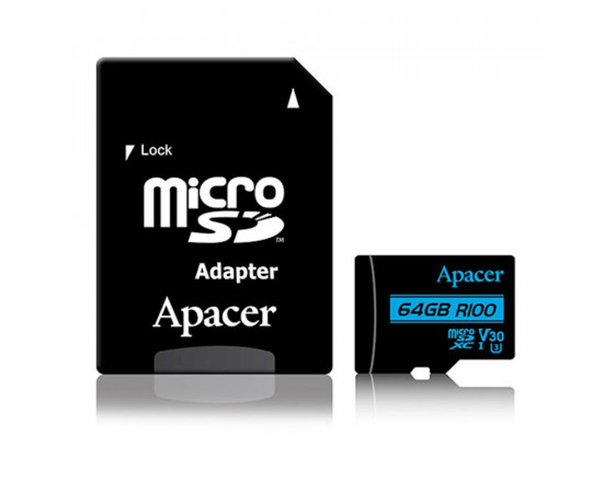 Apacer მეხსიერების ბარათი AP64GMCSX10U7-R