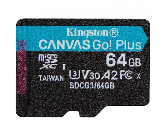 Kingston მეხსიერების ბარათი SDCG3/64GBSP