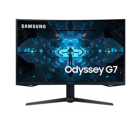 მონიტორი Samsung LC32G75TQSIXCI Odyssey G7 32" Curved Gaming 240 Hz, HDMI, DP შავი