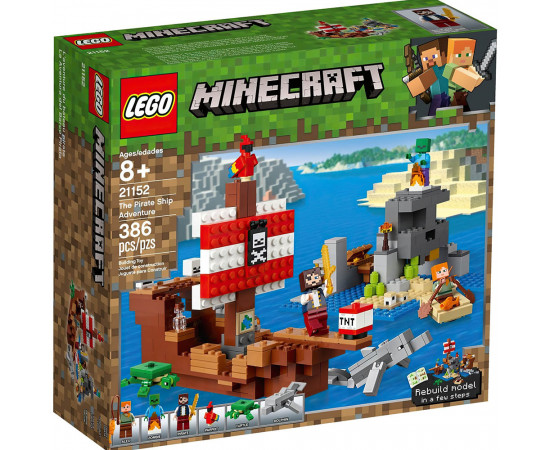Lego Minecraft მეკობრეების გემის თავგადასავალი