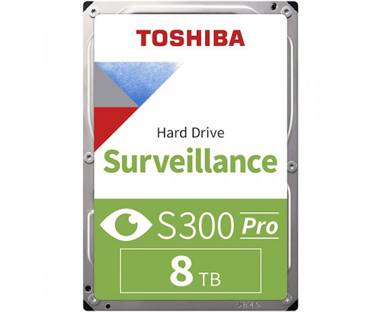 Toshiba მყარი დისკი HDWT380UZSVA 8TB S300 3.5" surveillance
