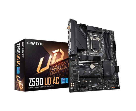 GIGABYTE დედა დაფა Z590 UD AC s1200 4xDDR4 M.2 Wi-Fi