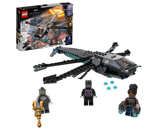 Lego შავი პანტერა Black Panther Dragon Flyer 76186