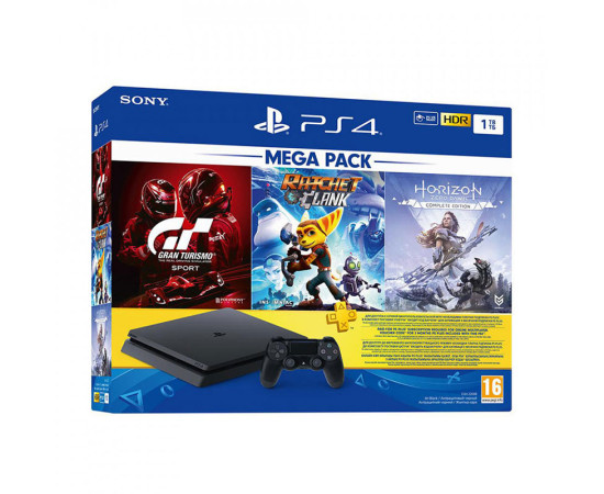 ფლეისთეიშენი - PLAYSTATION - PS4 1TB HZD CE/GTSII/R&C/PS+3M/PS719702399