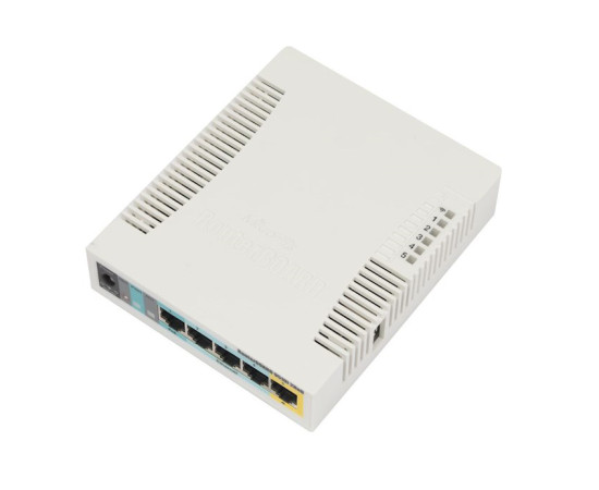 MikroTik როუტერი RouterBOARD 951Ui-2HnD with 600Mhz CPU, 128MB RAM