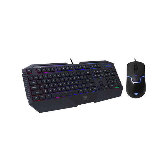 კლავიატურა-Aula Gaming Set Black Altar Gaminh Keyboard and Rigel Gaming Mouse, 2 image